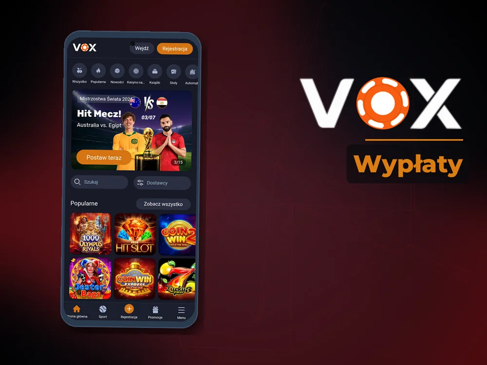 vox casino - Wypłaty