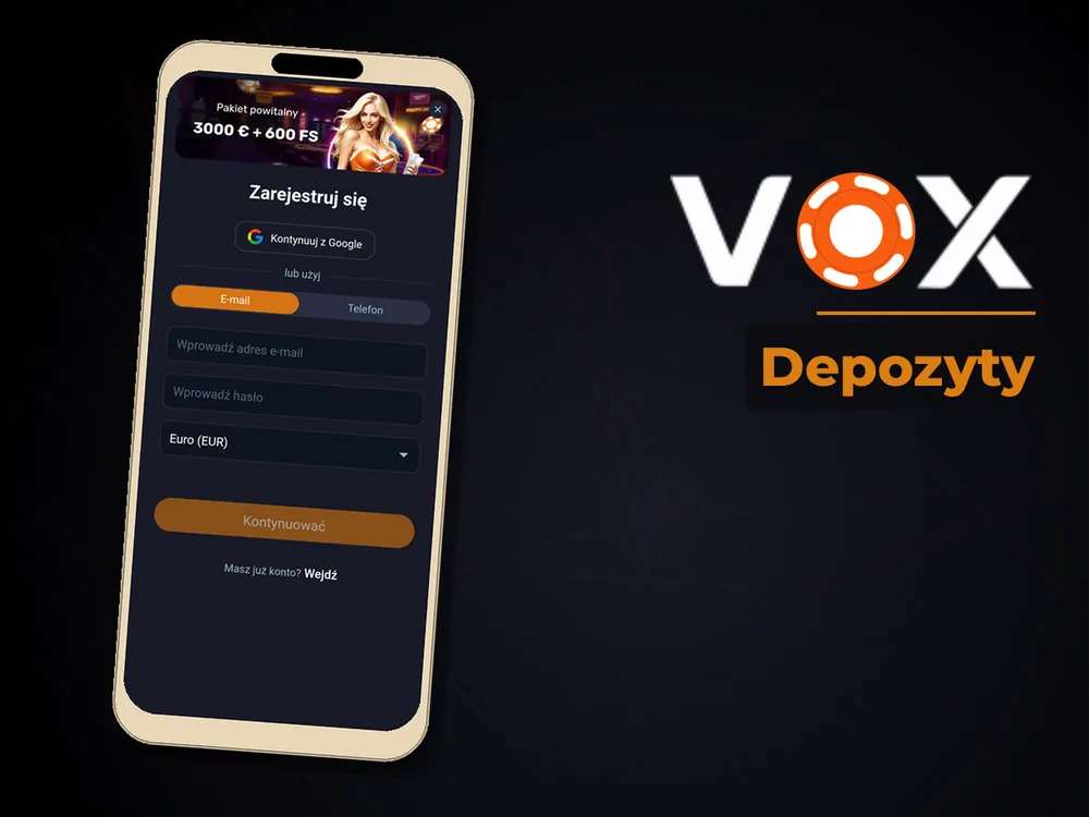vox casino - Depozyty