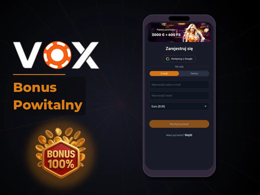 vox casino - Bonus Powitalny