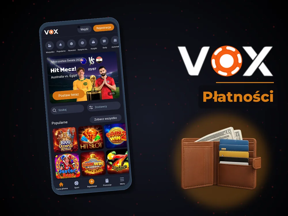 vox casino - Płatności