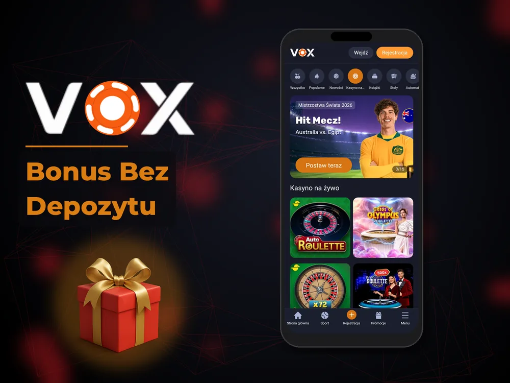 vox casino - Bonus Bez Depozytu