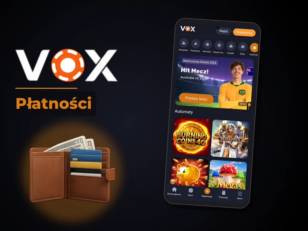 vox casino - Płatności
