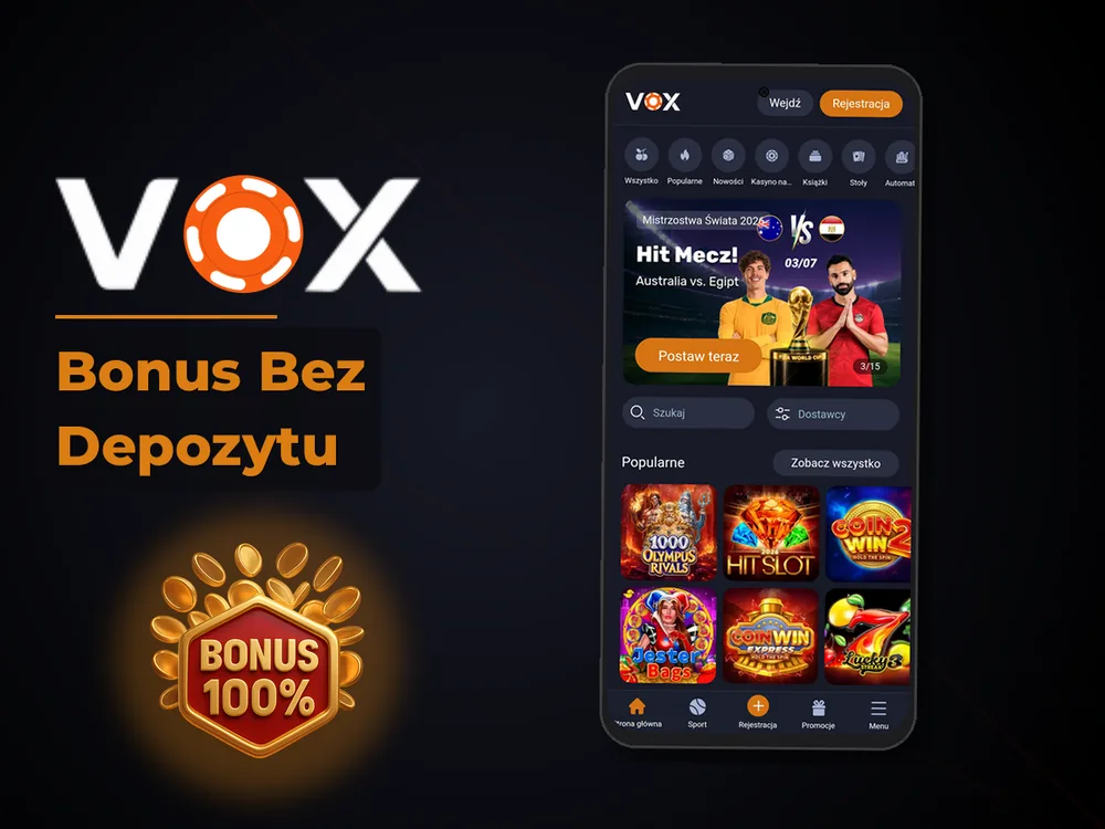 vox casino - Bonus Bez Depozytu