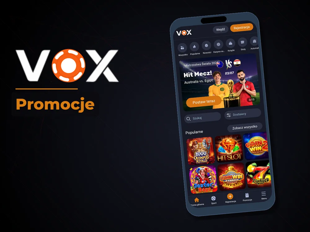 vox casino - Promocje