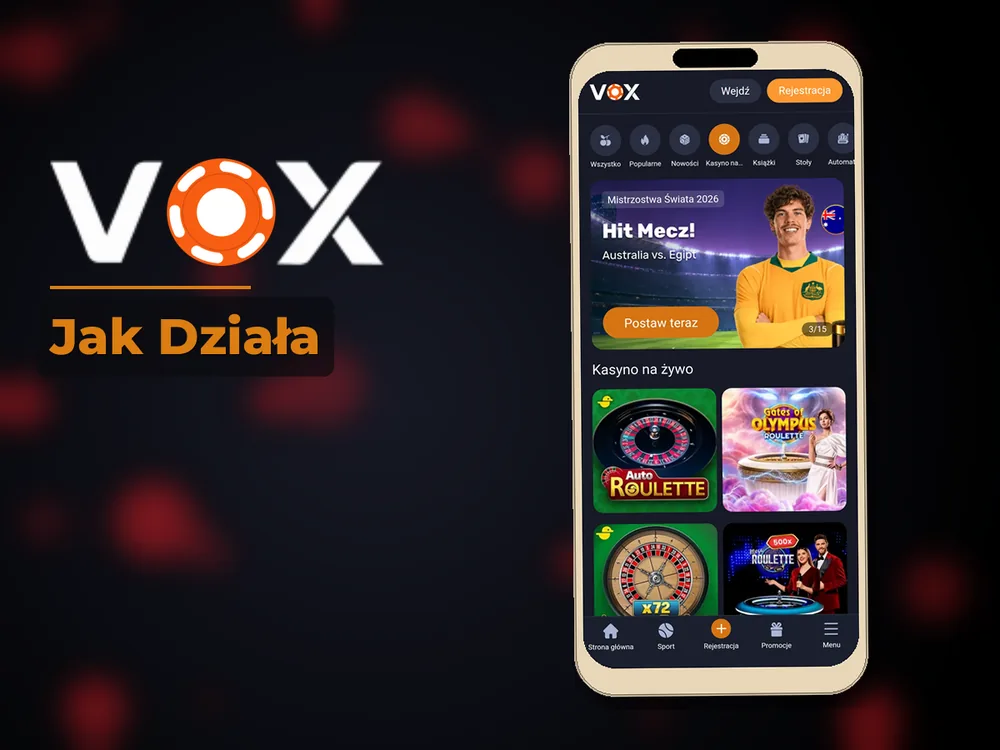 vox casino - Jak Działa