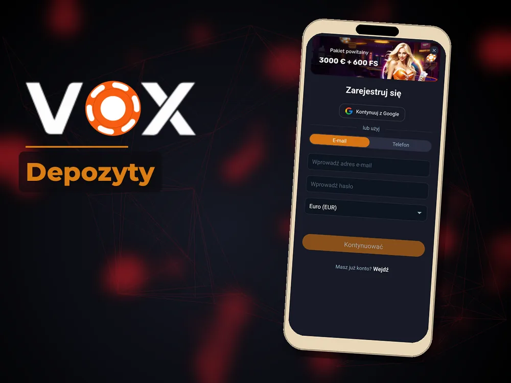 vox casino - Depozyty
