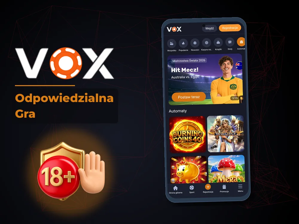 vox casino - Odpowiedzialna Gra