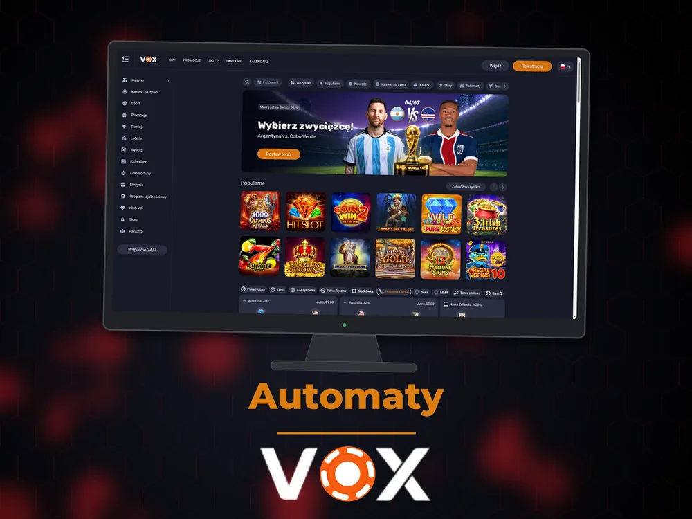 vox casino - Automaty