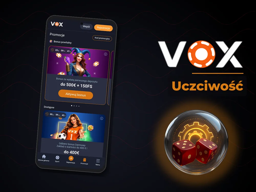 vox casino - Uczciwość