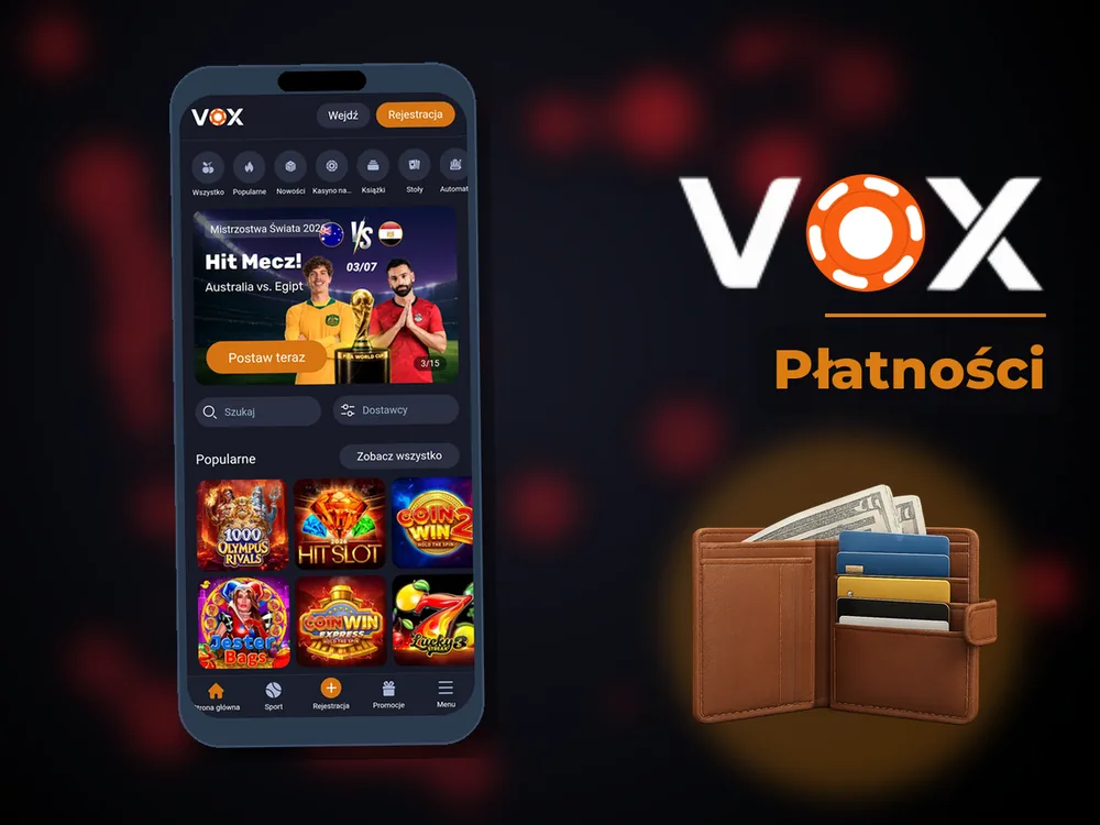 vox casino - Płatności