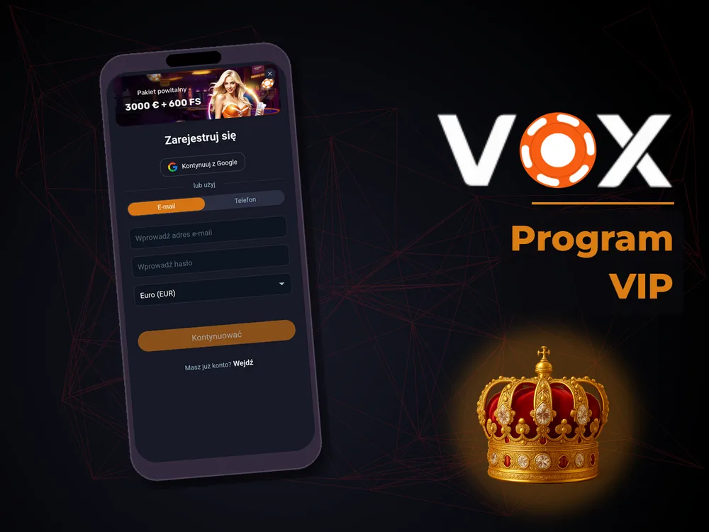 vox casino - Program VIP