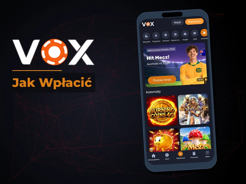 vox casino - Jak Wpłacić
