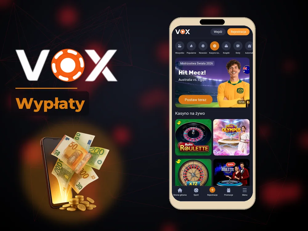 vox casino - Wypłaty