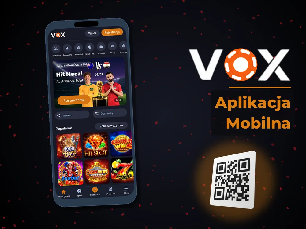 vox casino - Aplikacja Mobilna