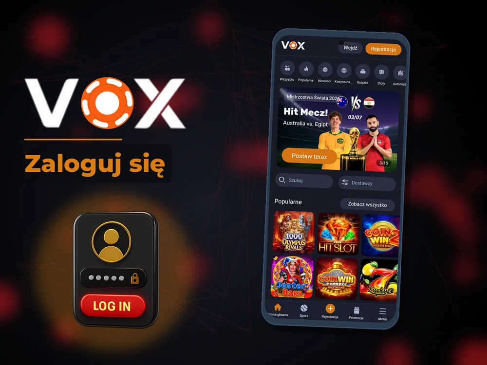 vox casino - Zaloguj się