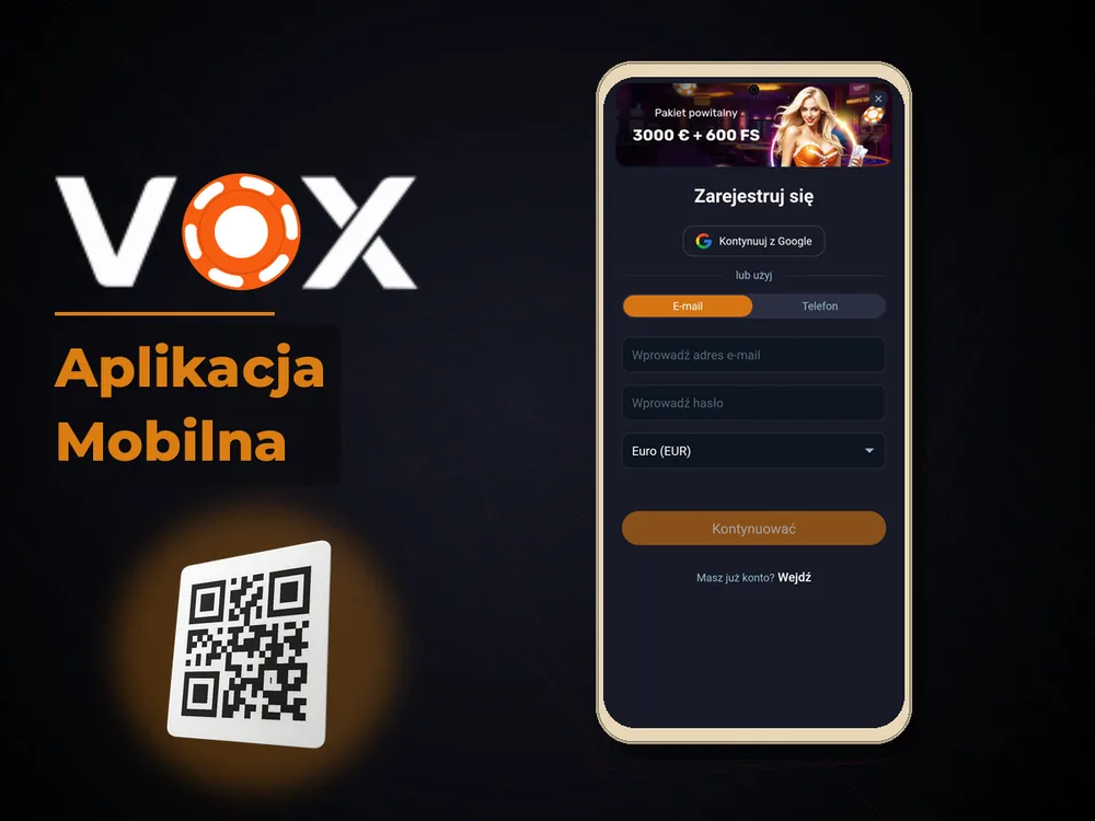 vox casino - Aplikacja Mobilna