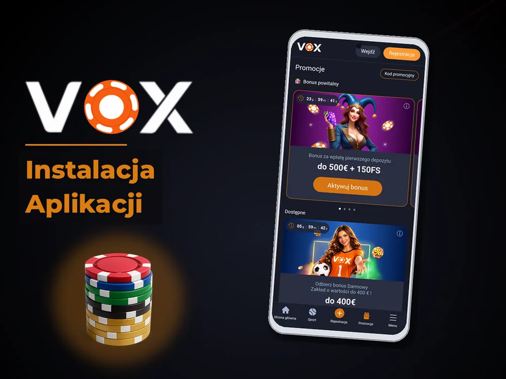 vox casino - Instalacja Aplikacji