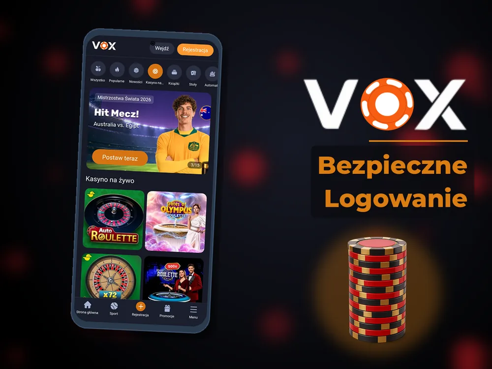 vox casino - Bezpieczne Logowanie