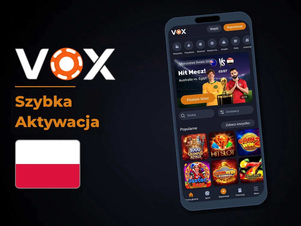 vox casino - Szybka Aktywacja