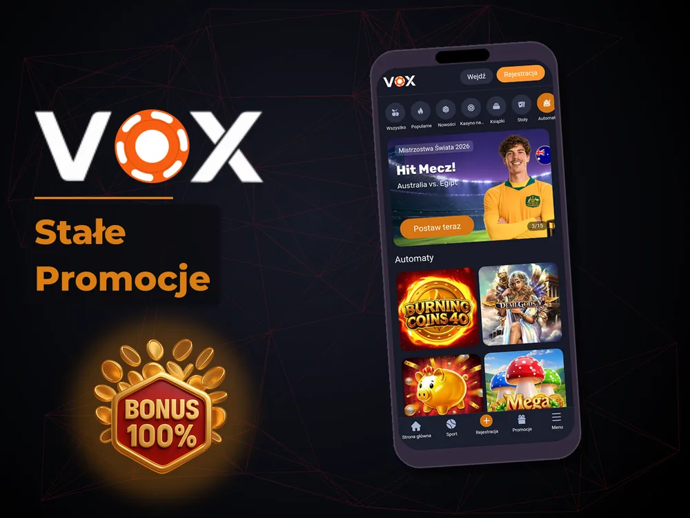 vox casino - Stałe Promocje