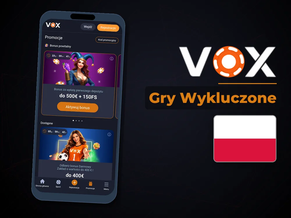 vox casino - Gry Wykluczone