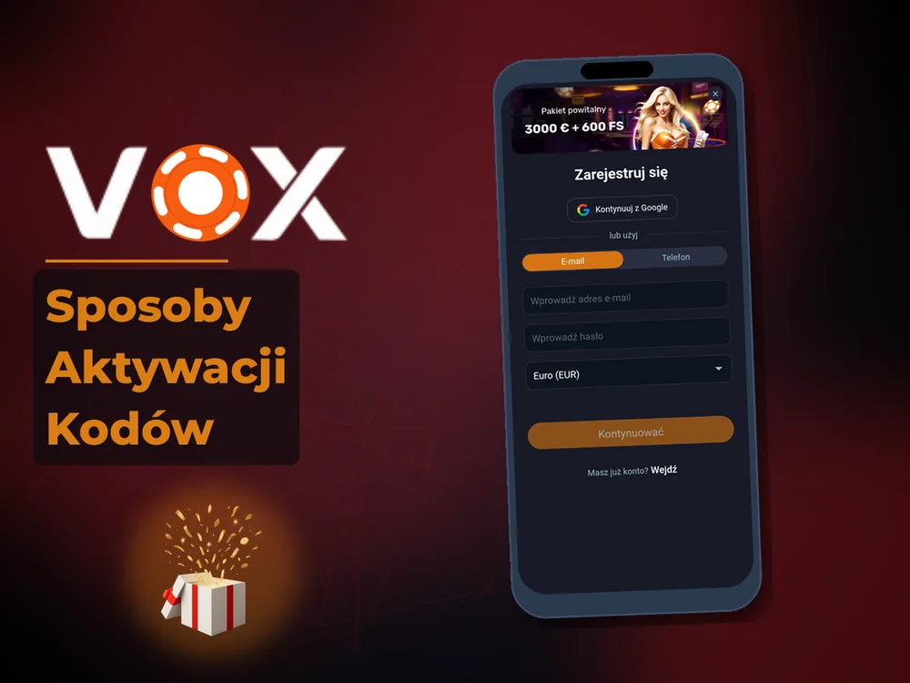 vox casino - Sposoby Aktywacji Kodów