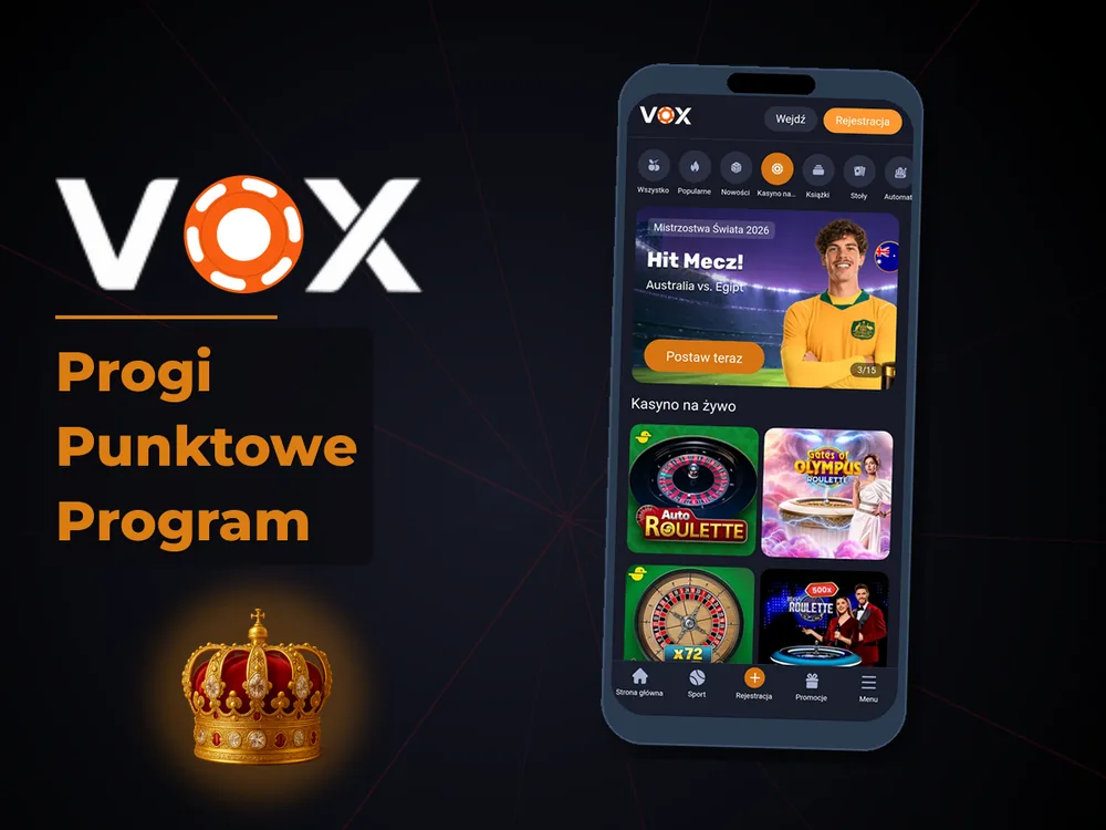 vox casino - Progi Punktowe Program