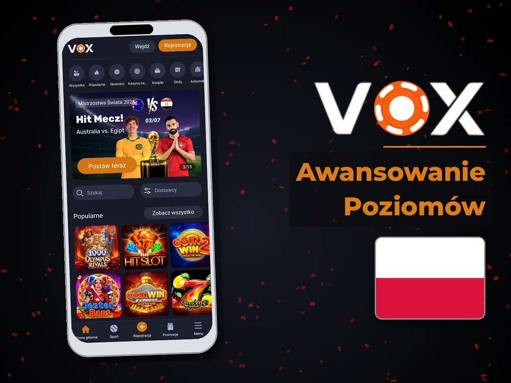 vox casino - Awansowanie Poziomów