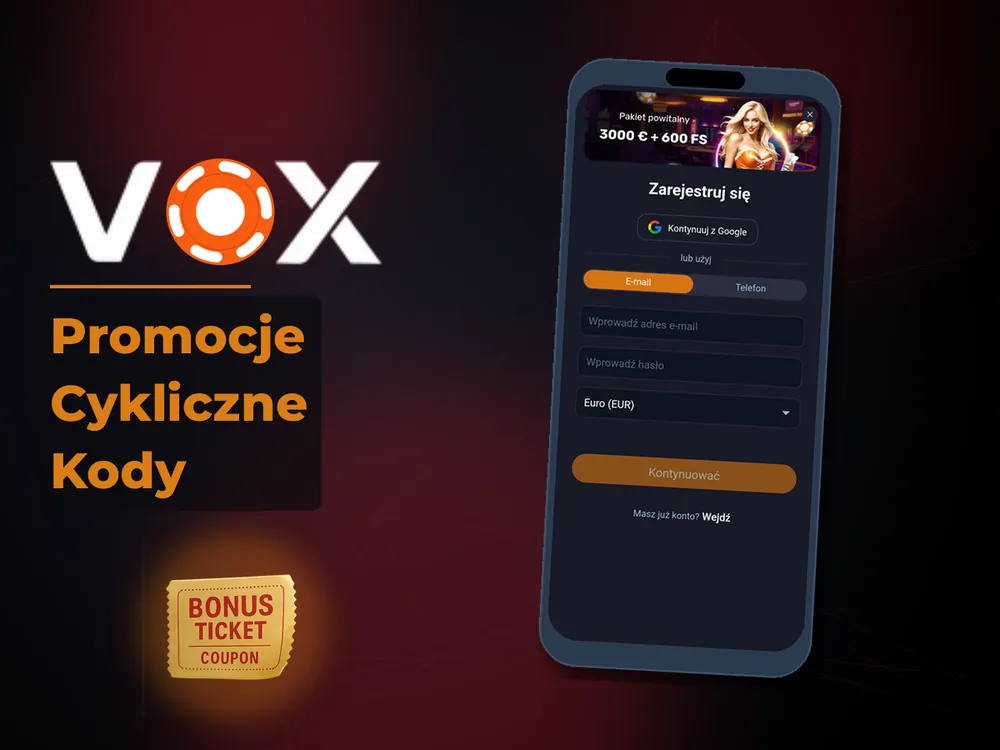 vox casino - Promocje Cykliczne Kody