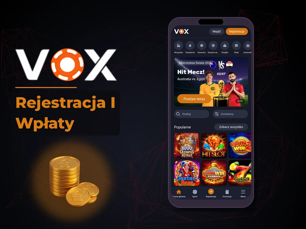 vox casino - Rejestracja I Wpłaty