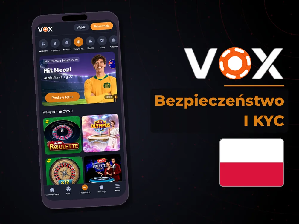 vox casino - Bezpieczeństwo I KYC