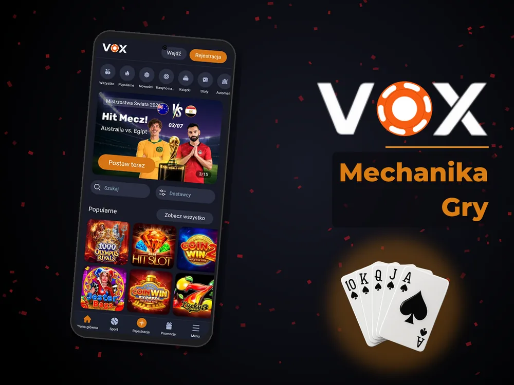 vox casino - Mechanika Gry