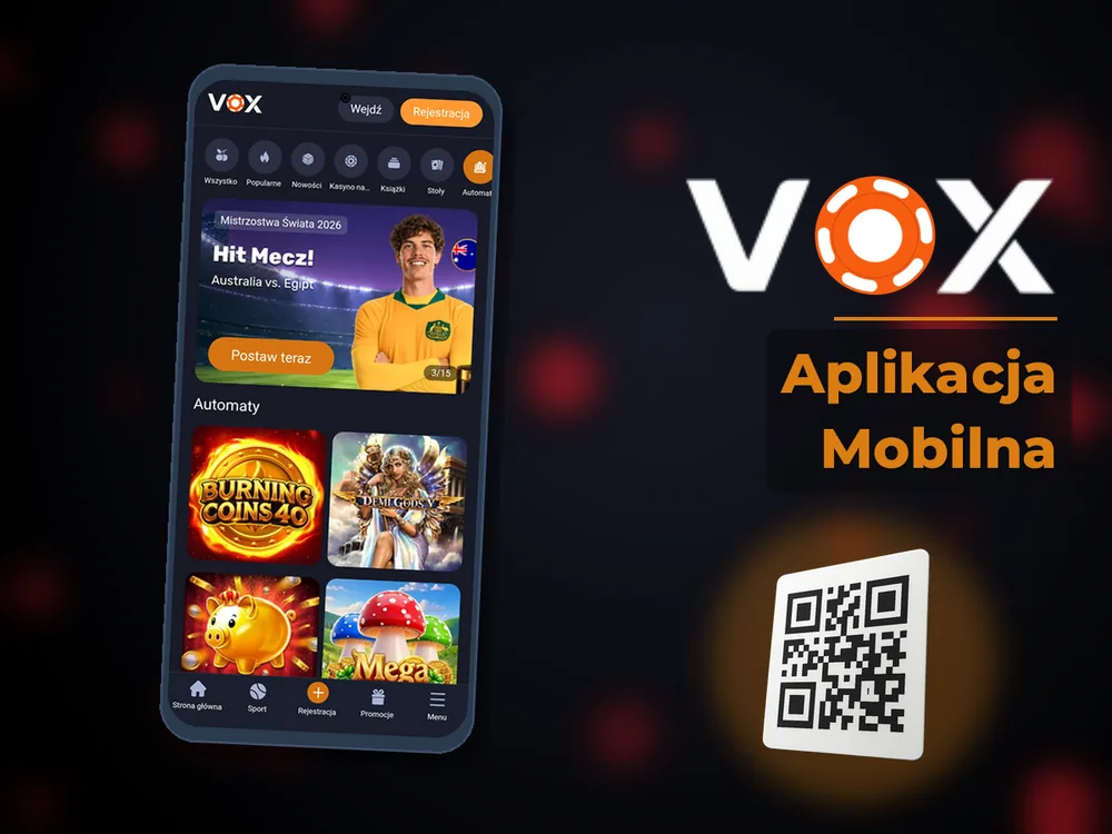 vox casino - Aplikacja Mobilna